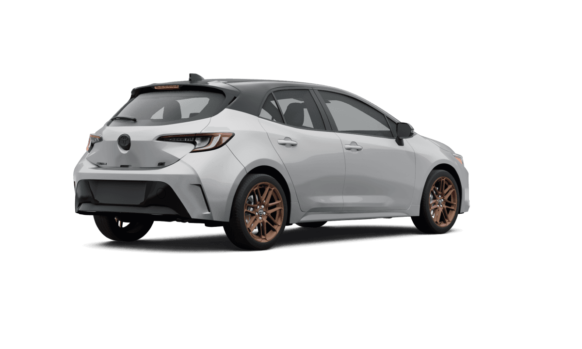 Toyota Corolla Hatchback  - Back view Toyota Corolla Hatchback  - Back view