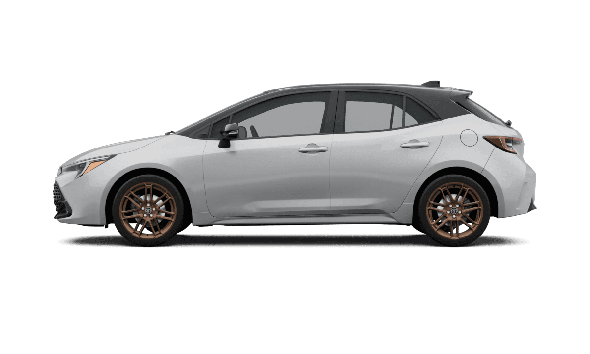 Toyota Corolla Hatchback  - Side view Toyota Corolla Hatchback  - Side view