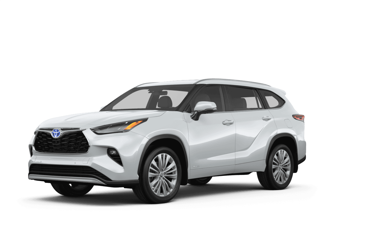 Toyota Highlander Hybrid  - Front view Toyota Highlander Hybrid  - Front view