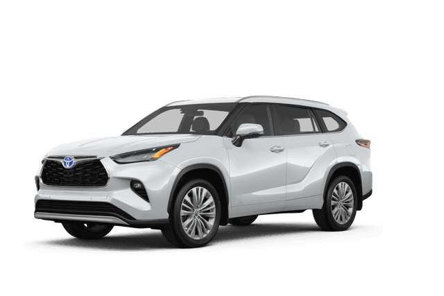 Toyota Highlander Hybrid  - Front view Toyota Highlander Hybrid  - Front view