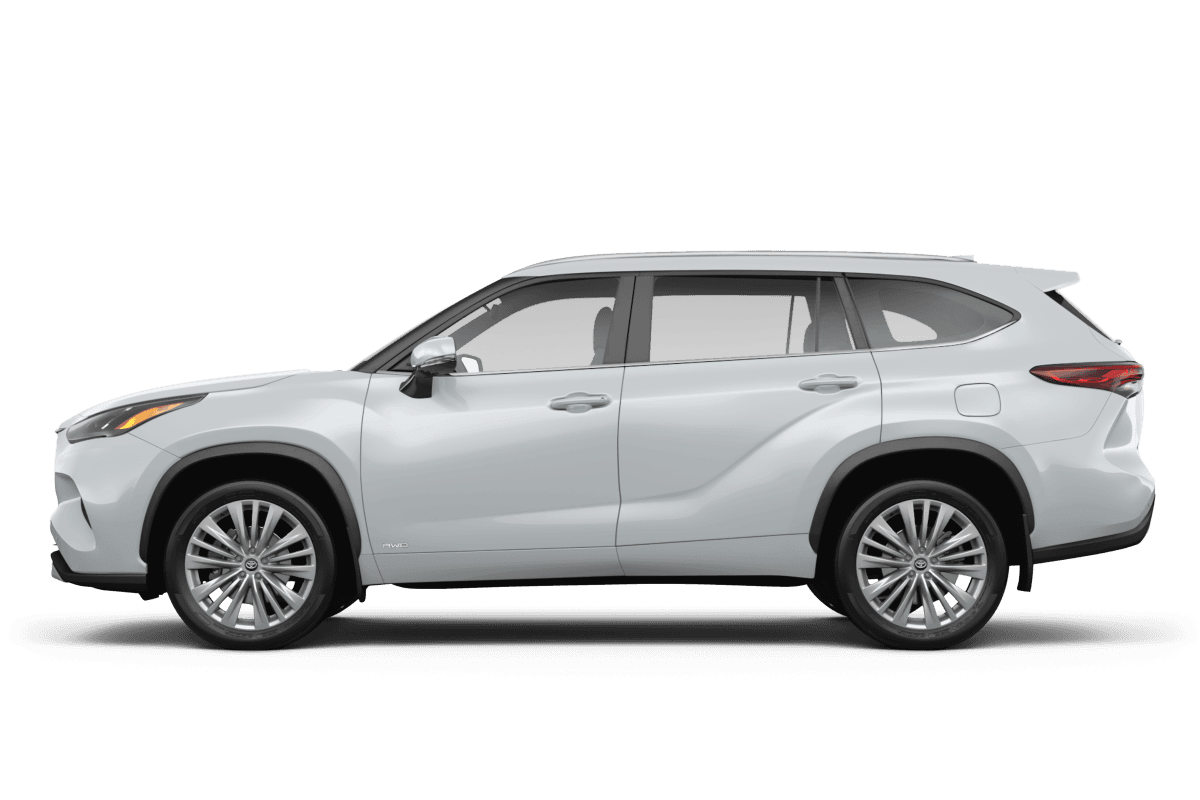 Toyota Highlander Hybrid  - Side view Toyota Highlander Hybrid  - Side view