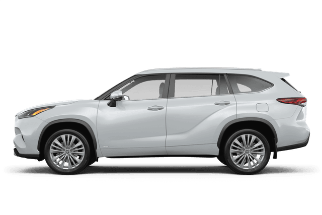 Toyota Highlander Hybrid  - Side view Toyota Highlander Hybrid  - Side view